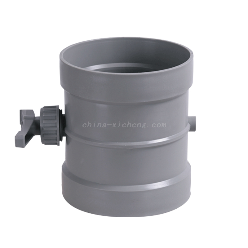 PP/PVC Manual Butterfly Damper