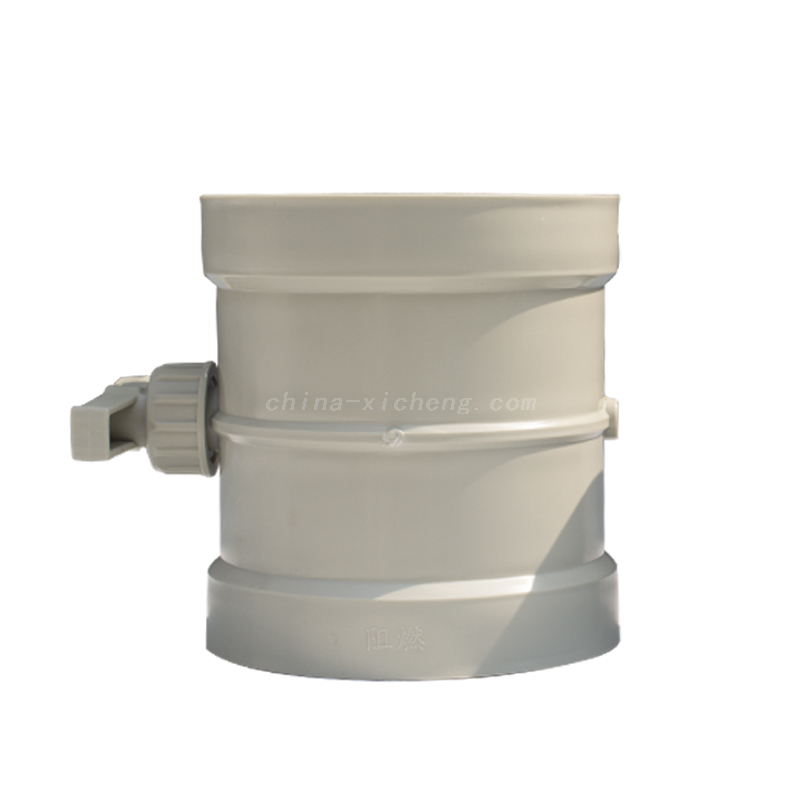 PP/PVC Manual Butterfly Damper