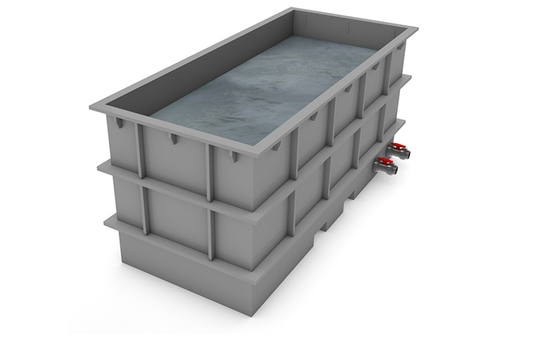 PP plastic electroplating tank-2