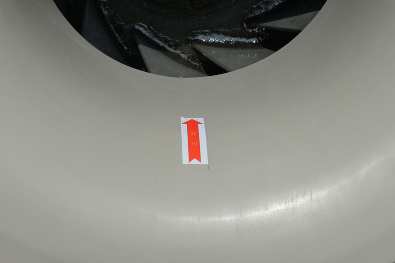 Industrial centrifugal blower FRP fan