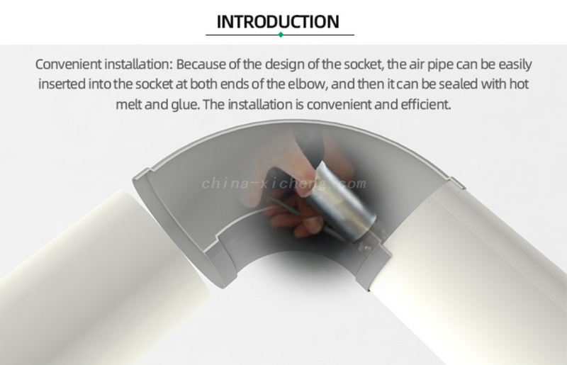 PP Pipe Elbow 45° - Integral Molding 