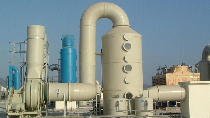 Acid mist exhaust gas treatment system