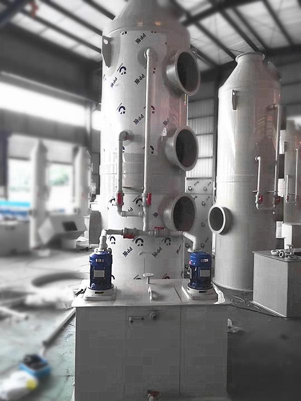Wet scrubber manufacturing production