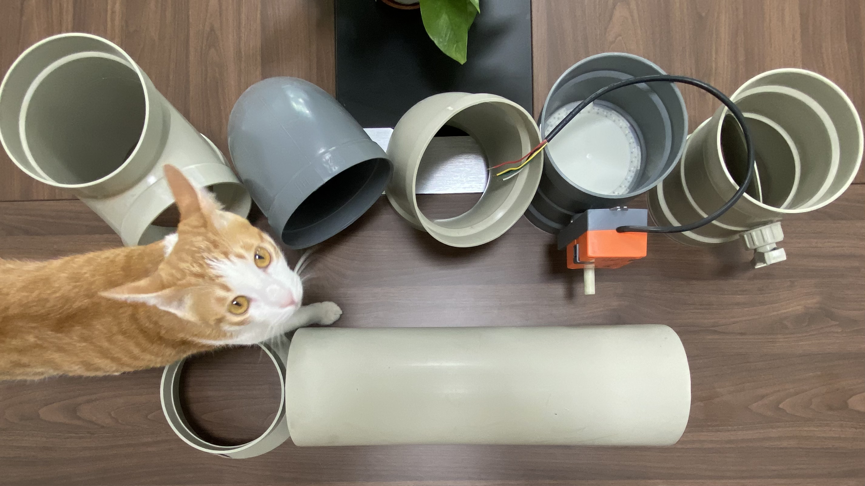 PP duct and pipe fittings